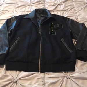Patron leather bomber Jacket